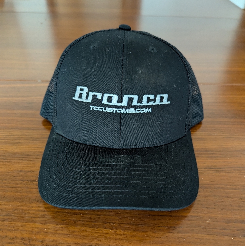 Bronco Ford Tc Customs Hat Cap Adjustable Trucker Hat Pre Owned